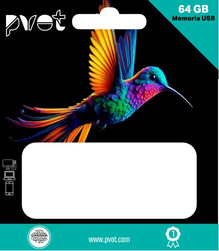 Empaque PVOT Memoria USB 64 GB